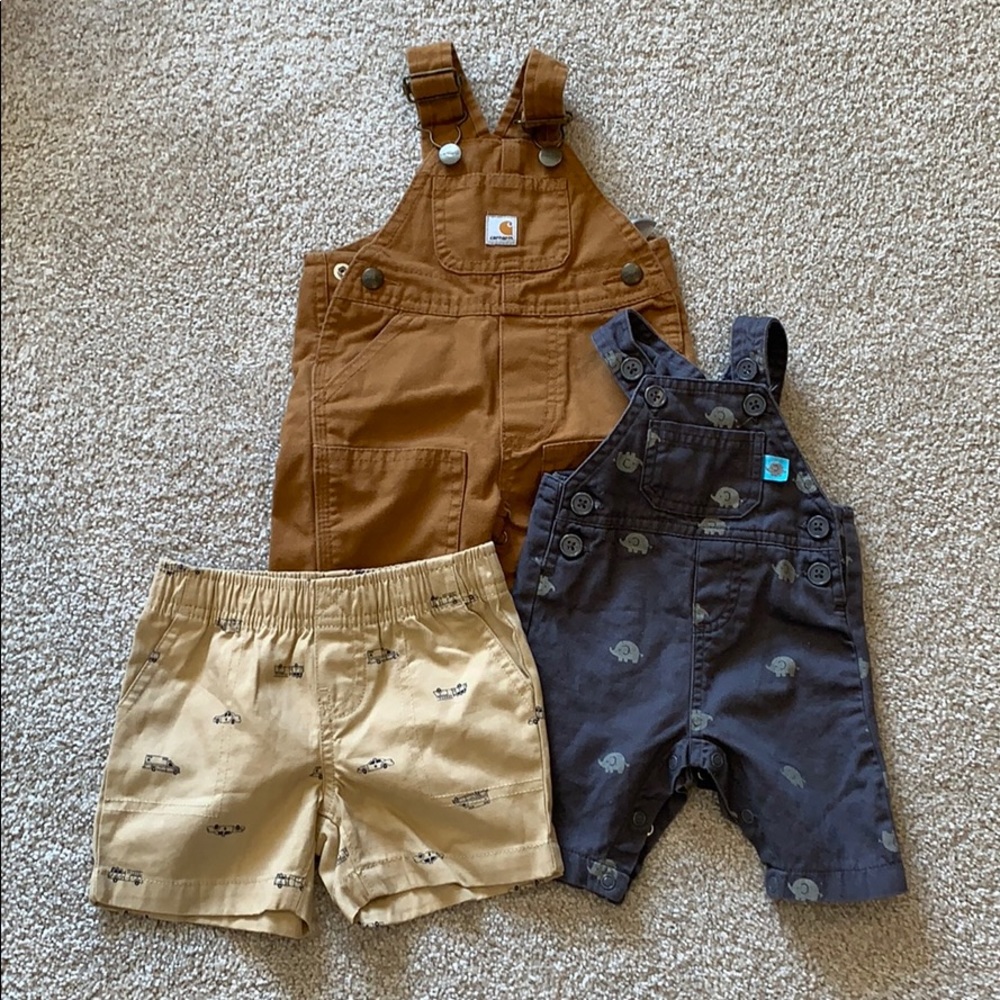 Overalls and shorts bundle